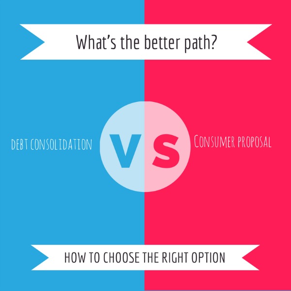 4 Pillars Debt Consolidation vs. Consumer Proposal What’s the Difference?